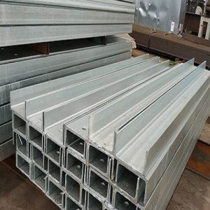 Galvanized U channels